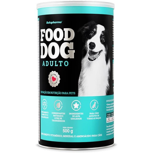 Food Dog Manutenção 500g - Suplemento Natural Para Cães Adultos