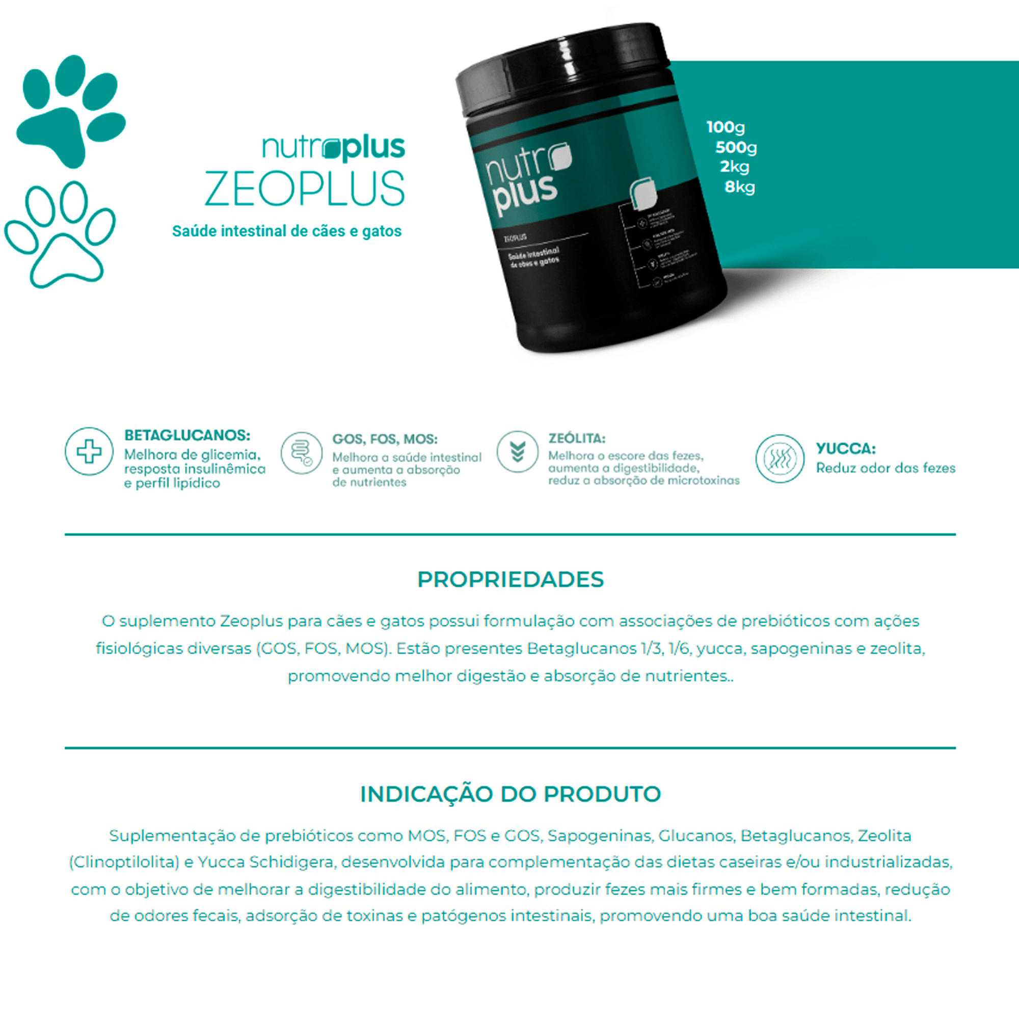 Zeoplus - Nutroplus - 500g | Animal Natural