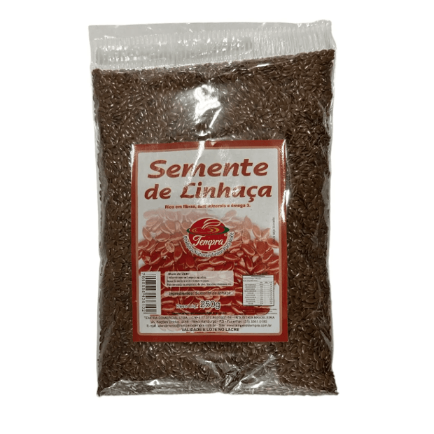 Semente de Linhaça 250 gr - 008.095 | Temperos Tempra