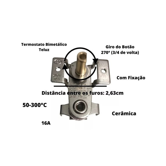 Termostato Forno Tecnik TKC 1285 - Ricambio Originale Nuovo - Foto 3