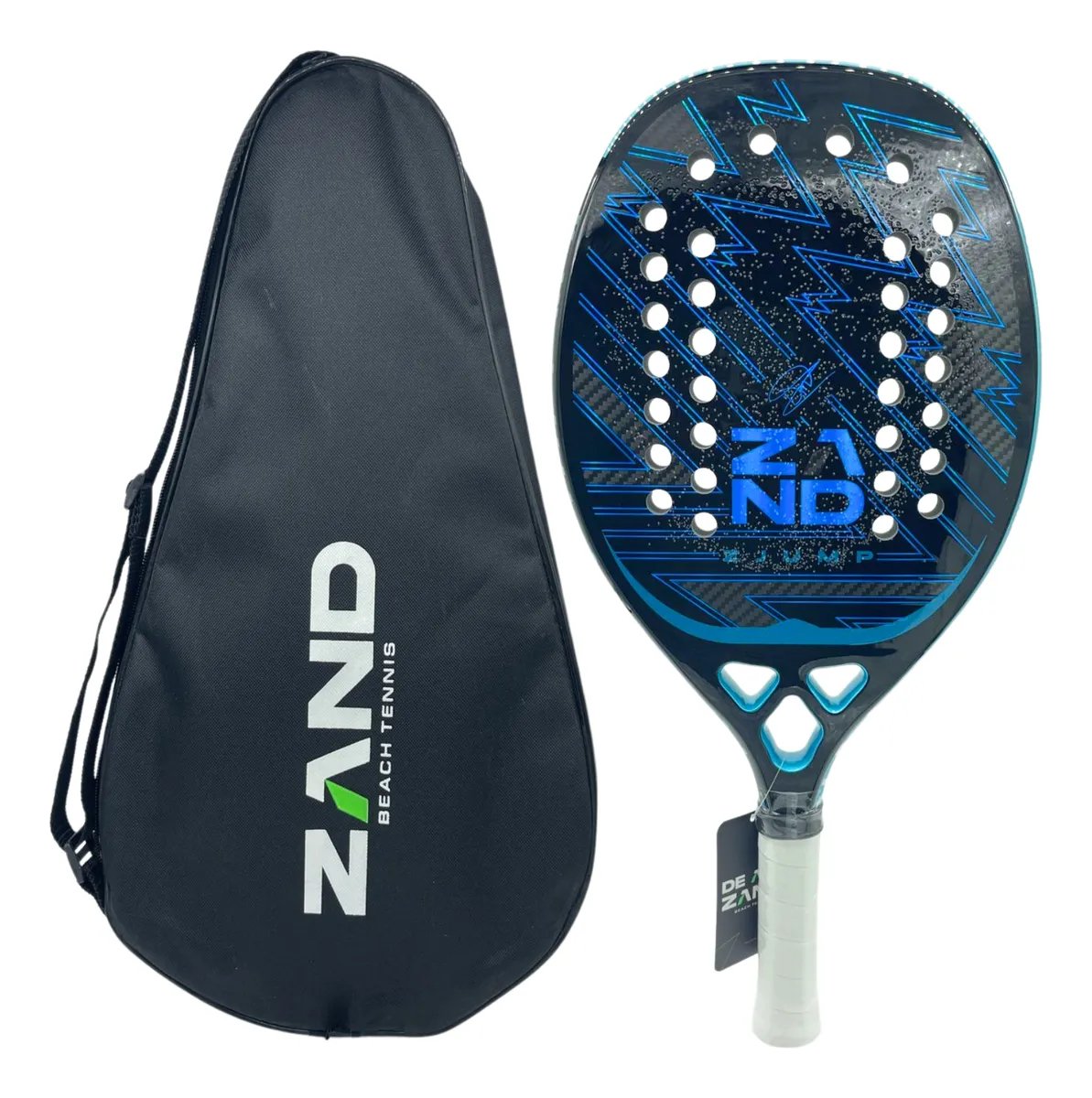 Raquete De Beach Tennis Nova Zand Z Jump 2026 Carbono 3k Azul