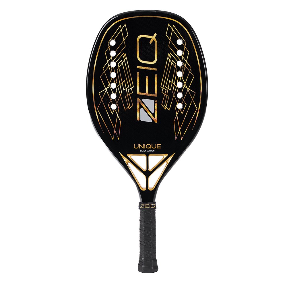 hissikoku Raquete de Beach Tennis Unique Zeiq Black – Carbono 18k | Loja do Mago
