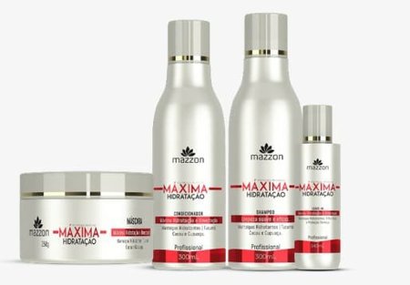 Kit Hidratação Máxima Completo Mazzon 970 ml | NATUREVER