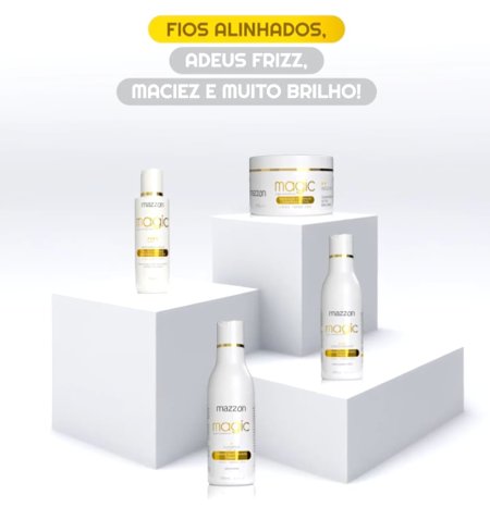 Maxidor Lotion & Milk セット Kit Magic Desmaia Cabelo - Pós Selagem Mazzon Shampoo +