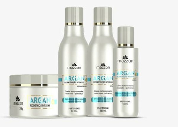 Kit Argan Completo Mazzon 970 ml | NATUREVER COSMETICOS LTDA
