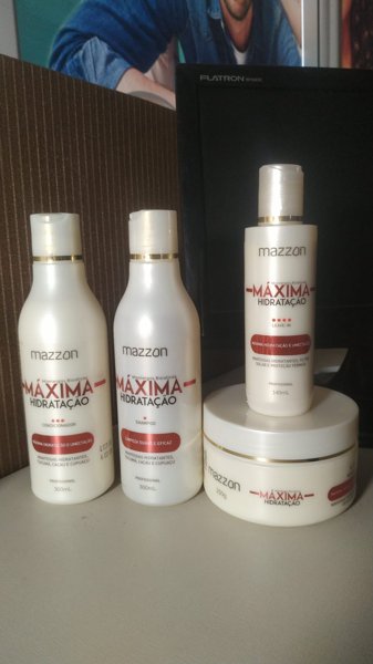 Kit Hidratação Máxima Completo Mazzon 970 ml | NATUREVER