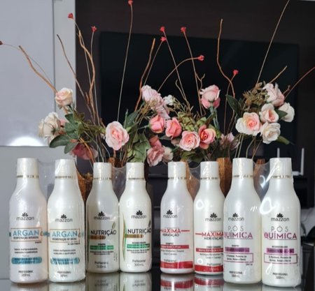 Kit Pós Quimica Mazzon Shampoo + Condicionador 600 ml | NATUREVER