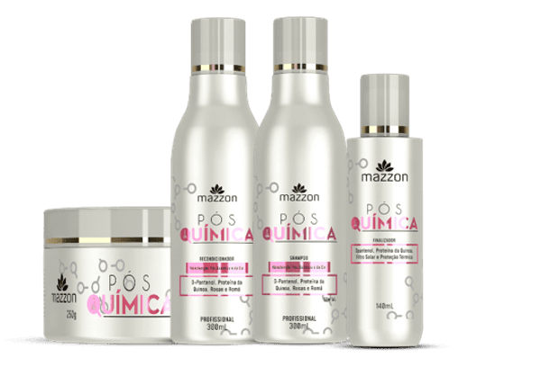 CHANSOM COSMETICS Protection Base 2点セット Kit Pós Quimica Completo Mazzon 970 ml | NATUREVER COSMETICOS LTDA