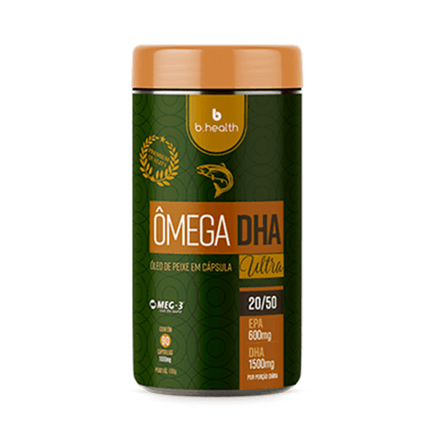 Ômega DHA Ultra - 90 Cápsulas | B.Health Nutrition