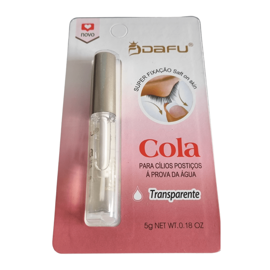 Cola para Cílios à Prova D'água Transparente DAFU 5g