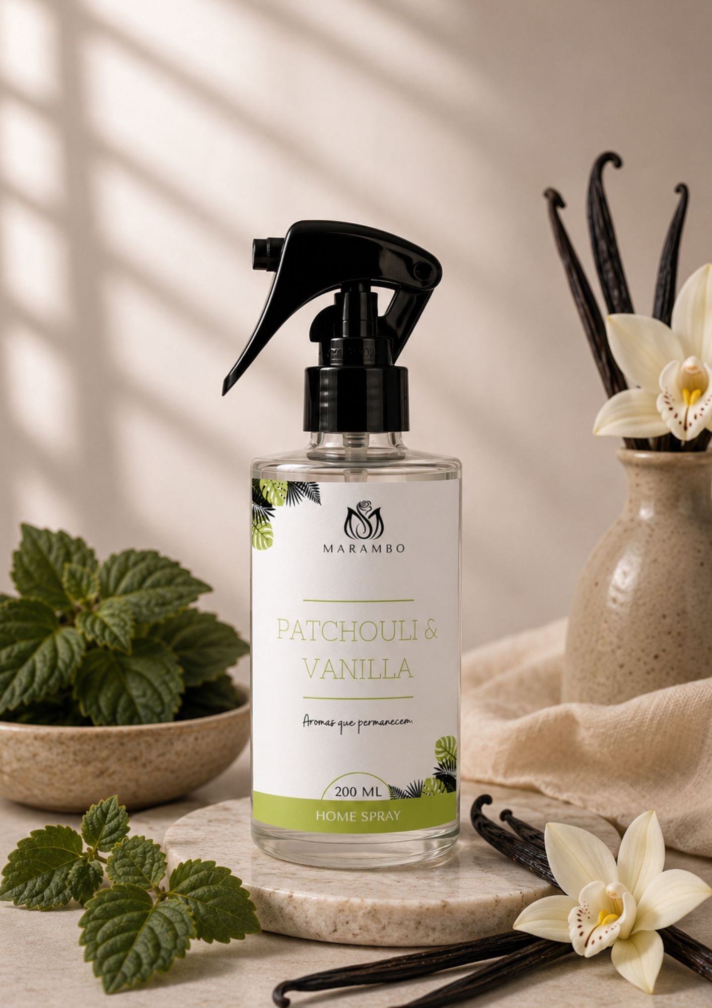 Home Spray - Patchouli e Vanilla 200ML | Marambo