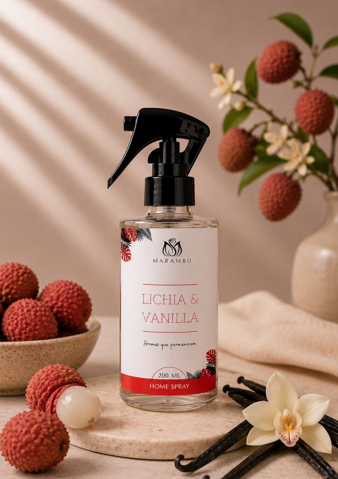 Home Spray - Lichia e Vanilla 200ML | Marambo
