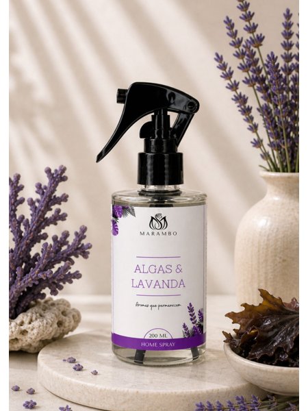 Kit Algas e Lavanda - Difusor e Home Spray | Marambo