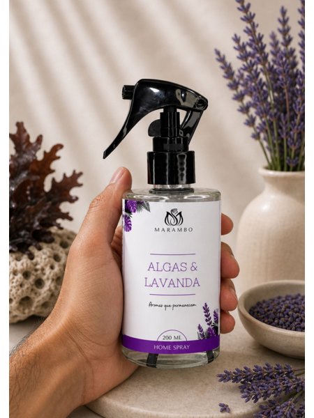 Kit Algas e Lavanda - Difusor e Home Spray | Marambo