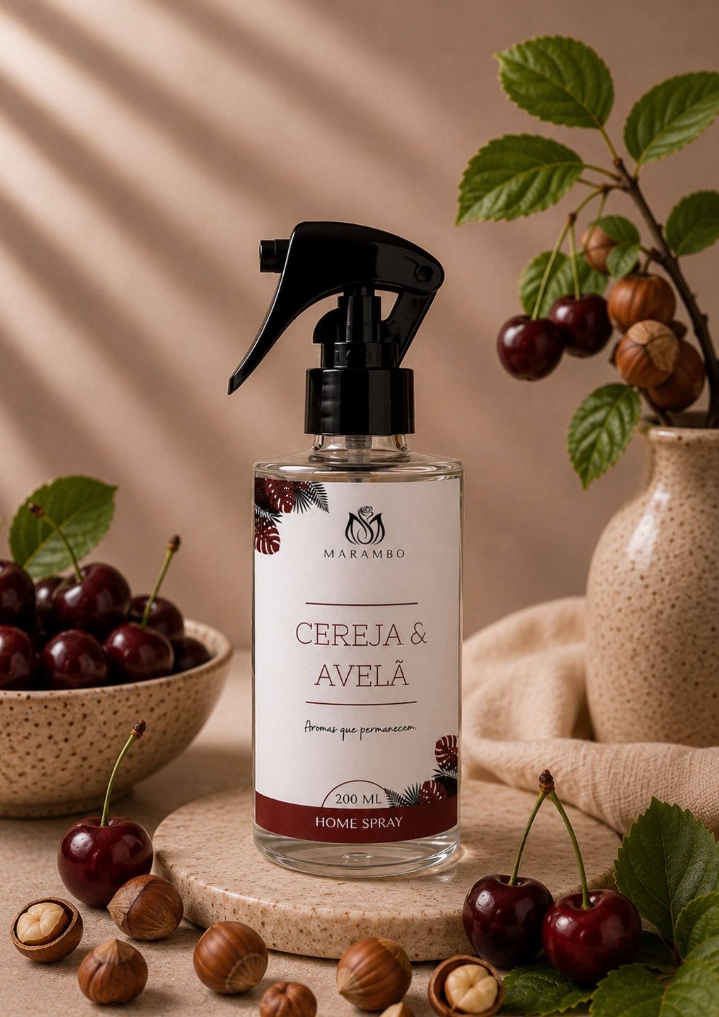 Home Spray- Cereja e Avelã 200ML | Marambo