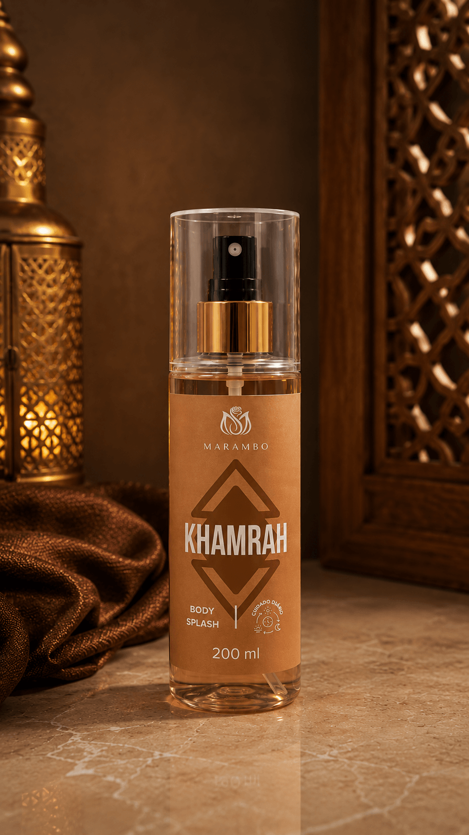 Body Splash Masculino Árabe Khamrah 200ml | Marambo