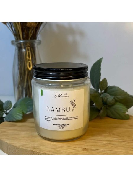 Vela aromática Bambu - 200G | Marambo