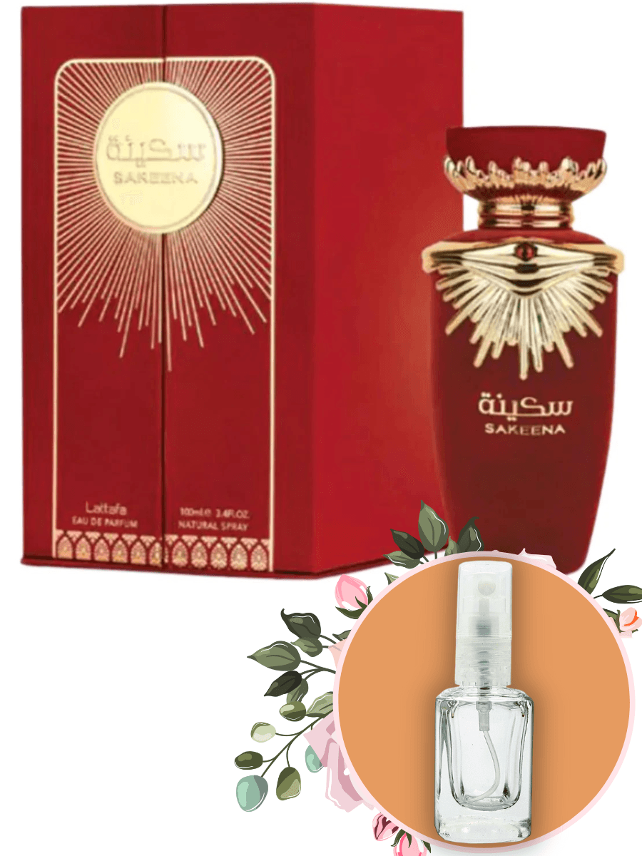 Decant Perfume Árabe Feminino Sakeena Lattafa Eau de Parfum
