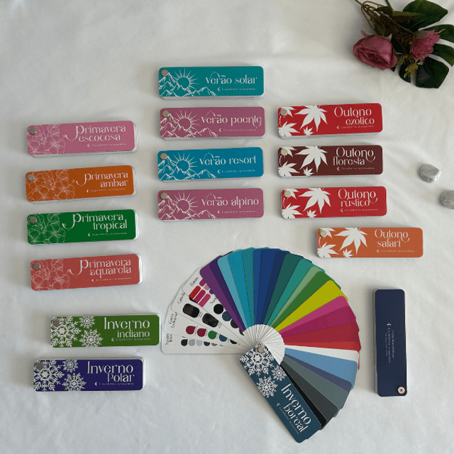Kit de Leques de Cores Color Lifting (16 Estações) | Papelícia