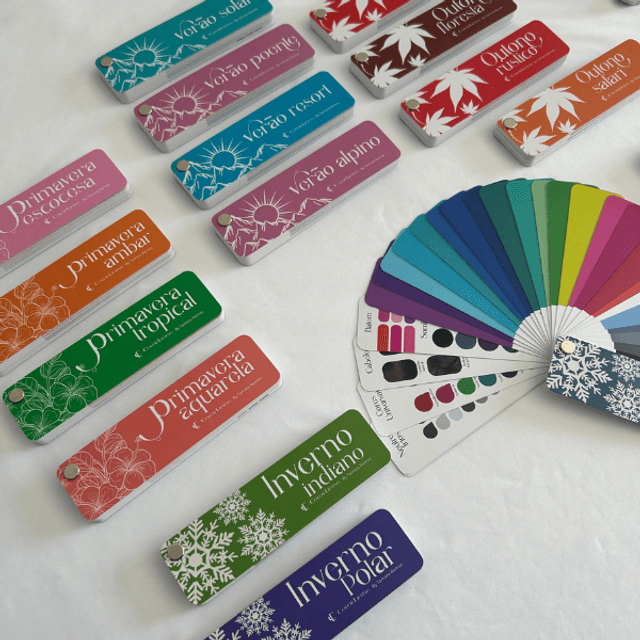 Kit de Leques de Cores Color Lifting (16 Estações) | Papelícia