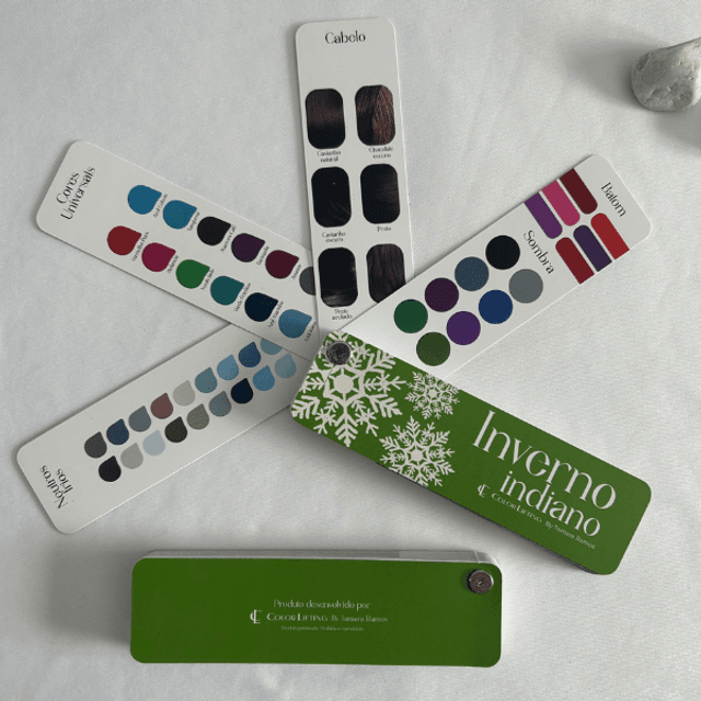 Leque Inverno Indiano Color Lifting | Papelícia
