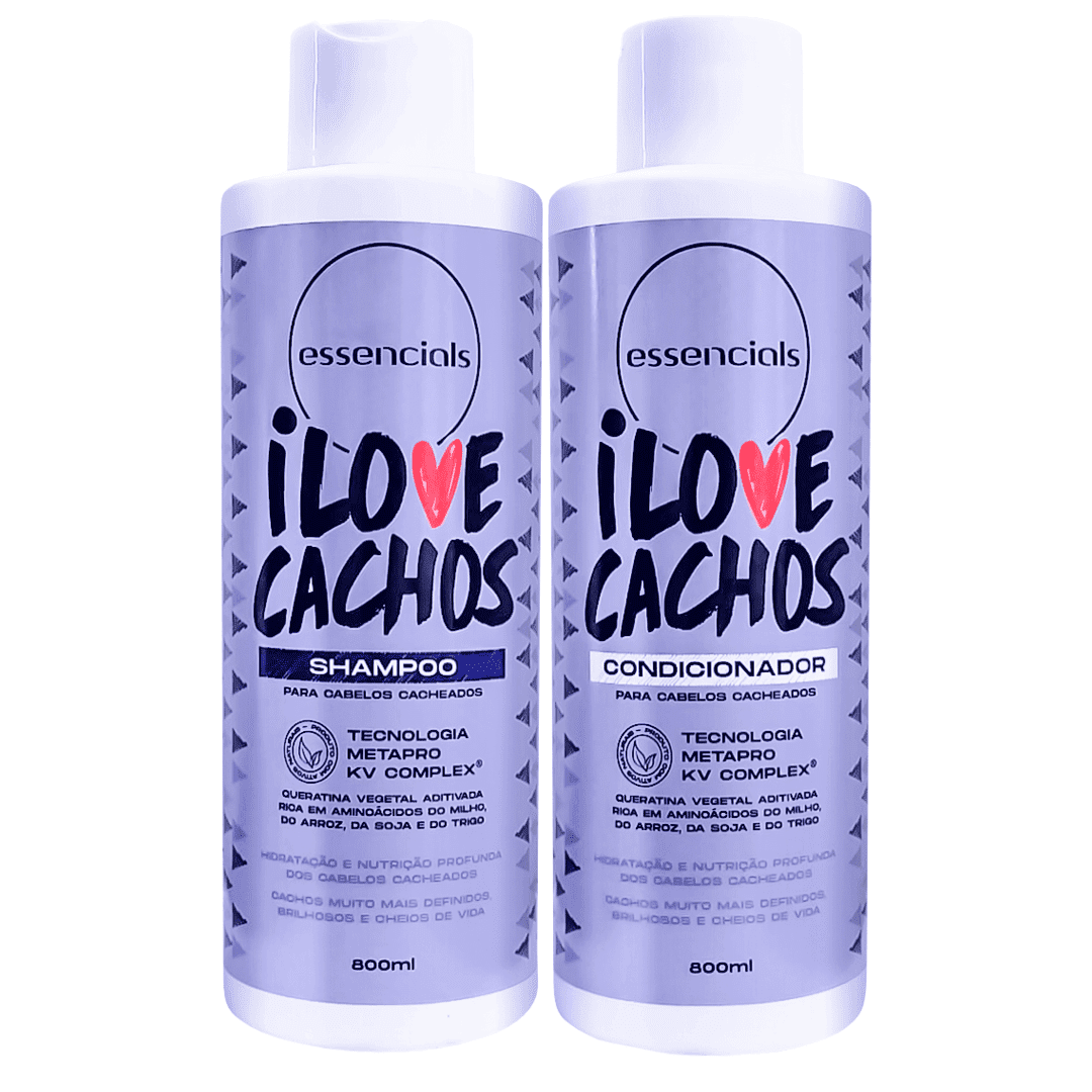 Essencials Kit Shampoo e Condicionador I Love Cachos - ( 2x 800ml )