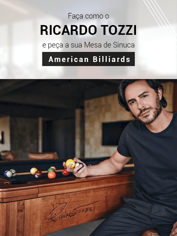 American Billiards  Alto padrão em mesa de sinuca.