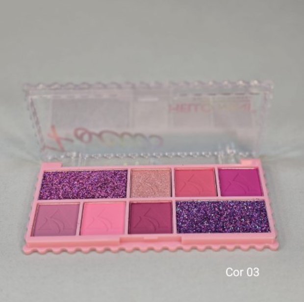 Paleta De Sombras Focus Hello Mini | Loja de Maquiagem Online