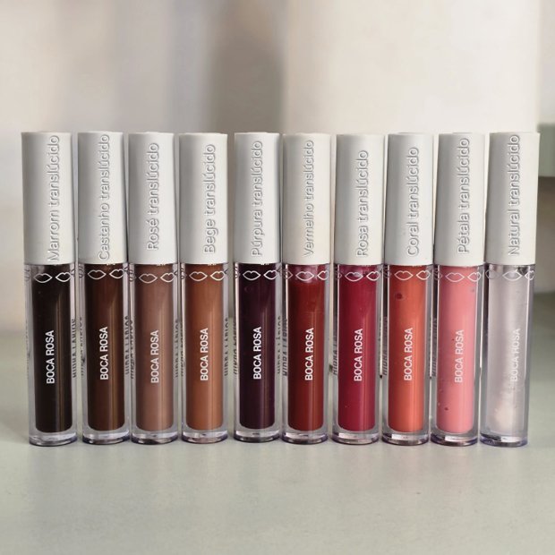 Gloss Hidra Lábios Boca Rosa | Stela