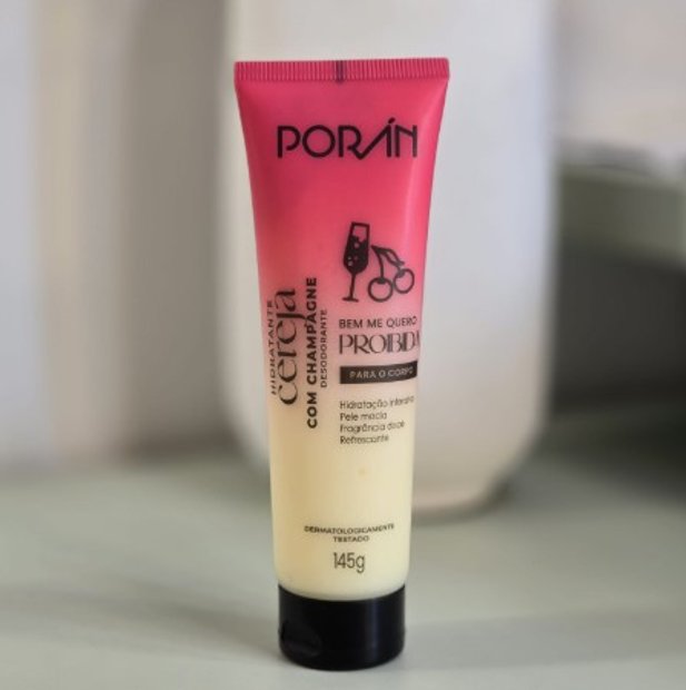 Hidratante Corporal Cereja Com Champagne 145g Porán | Loja de