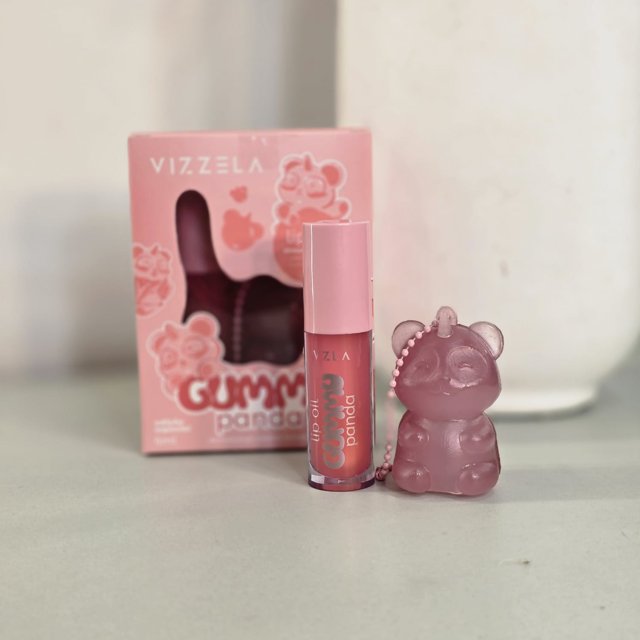 Lip Oil Gummy Panda Vizzela | Loja de Maquiagem Online | Stela
