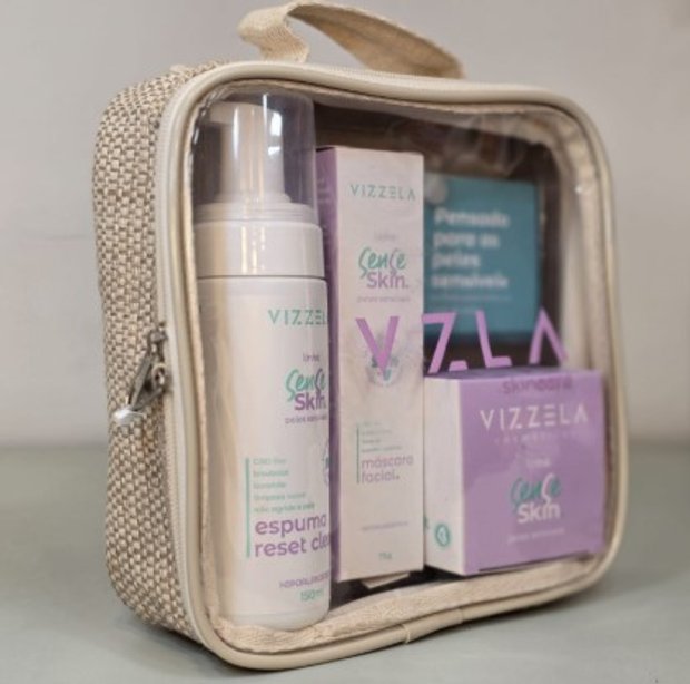 Kit Skin Care Sense Skin Peles Sensíveis Vizzela | Stela