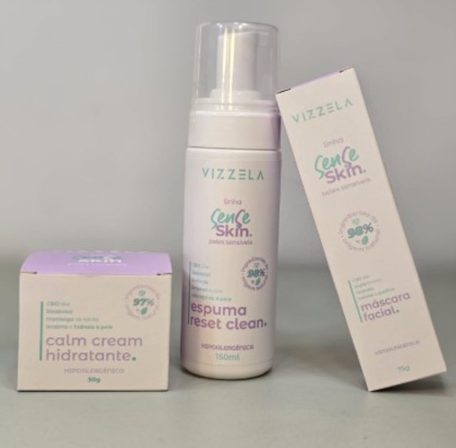 Kit Skin Care Sense Skin Peles Sensíveis Vizzela | Loja de