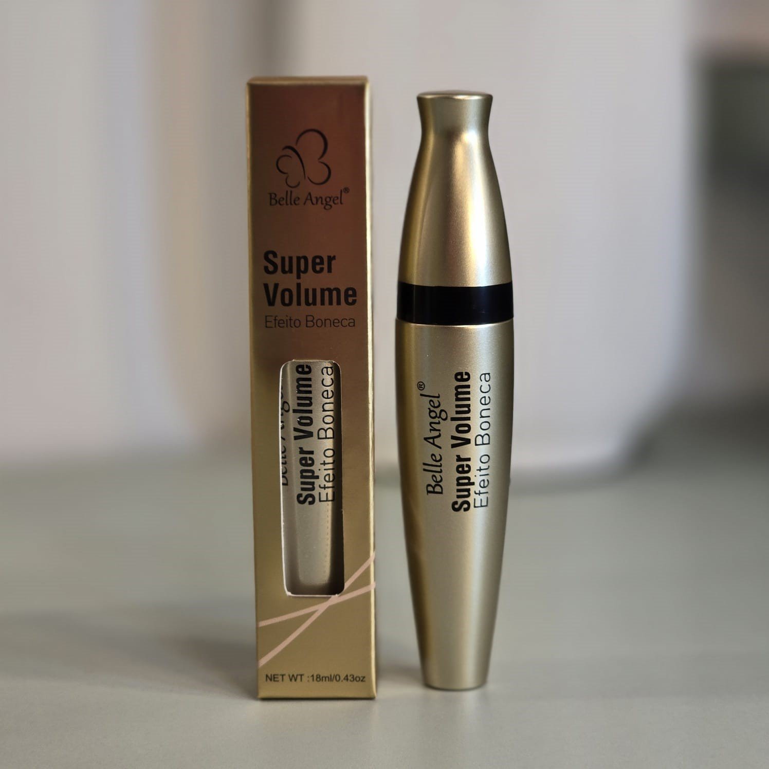 Máscara De Cílios Super Volume Efeito Boneca Belle Angel | Stela