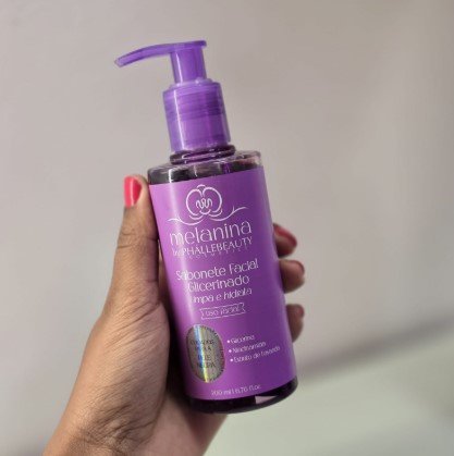 Sabonete Facial Melanina Phallebeauty | Loja de Maquiagem Online