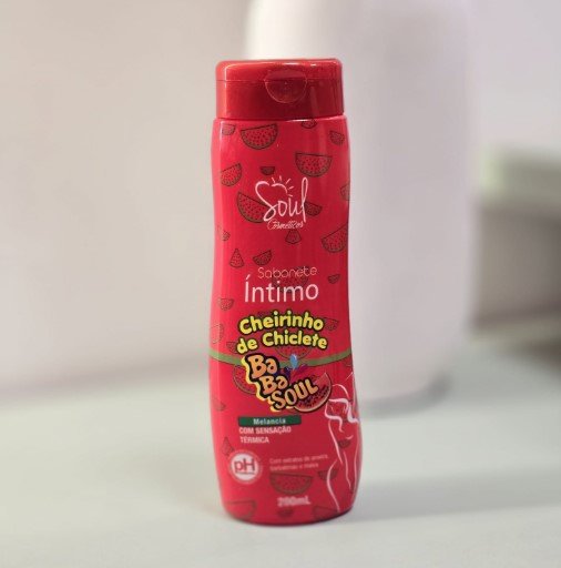 Sabonete Íntimo Melancia 200ml Soul Cosméticos | Loja de Maquiagem