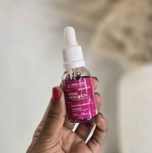 Sérum Facial Rosa Mosqueta Capim Limão 30 ml | Loja de Maquiagem