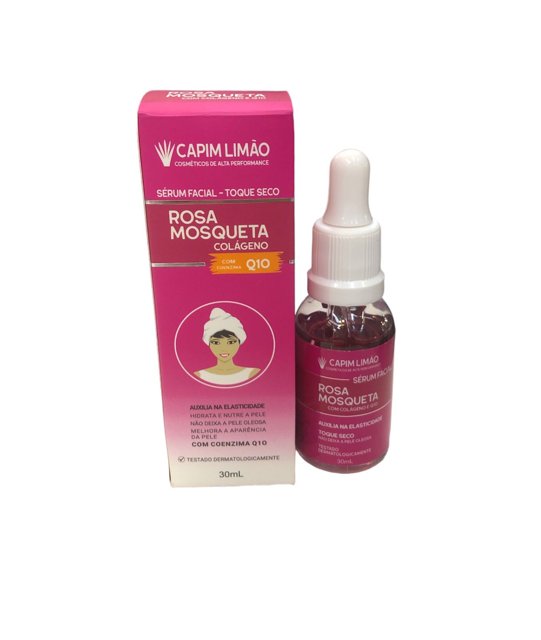 Sérum Facial Rosa Mosqueta Capim Limão 30 ml | Loja de Maquiagem