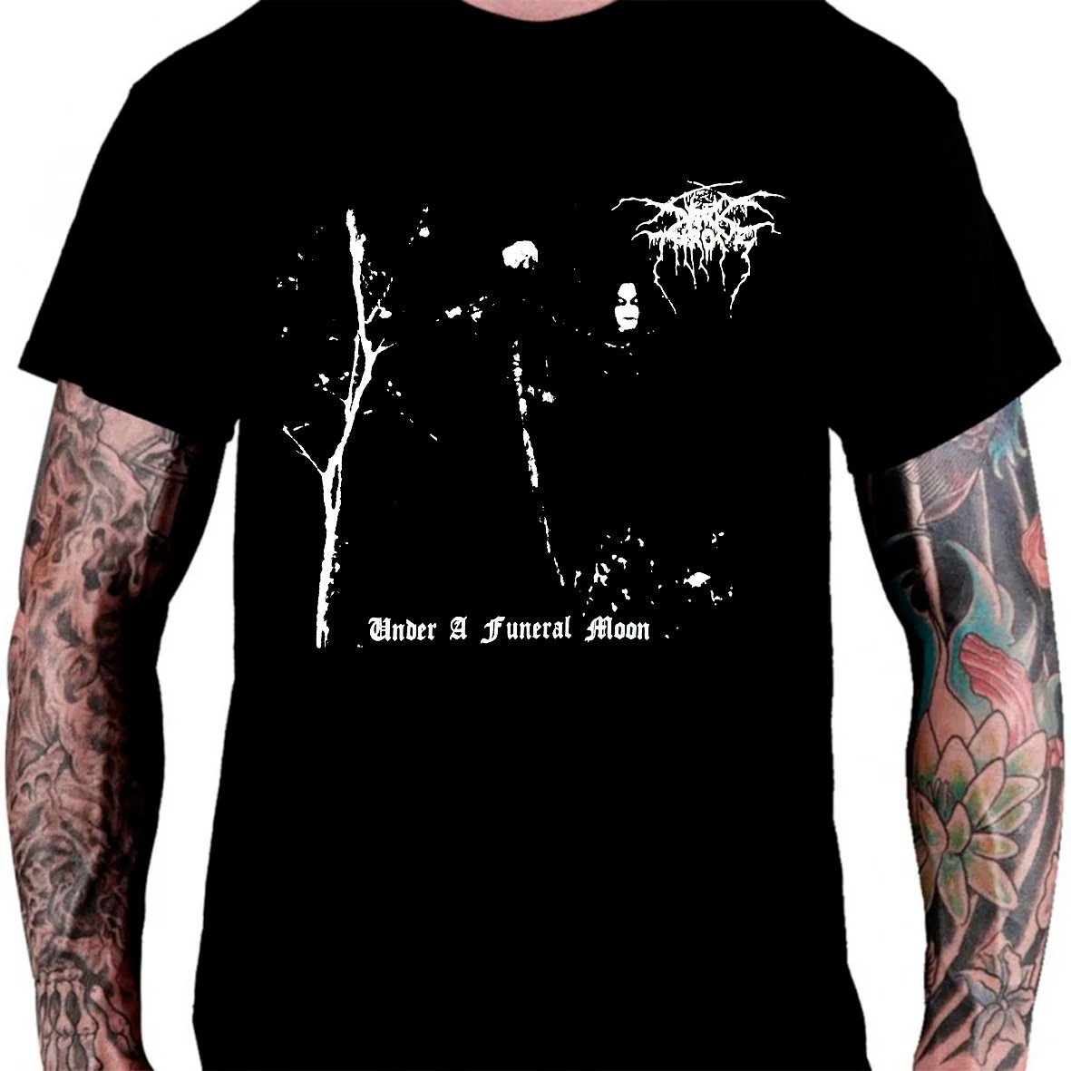 Camiseta Dark Throne Under a Funeral Moon | Kaverna do Rock