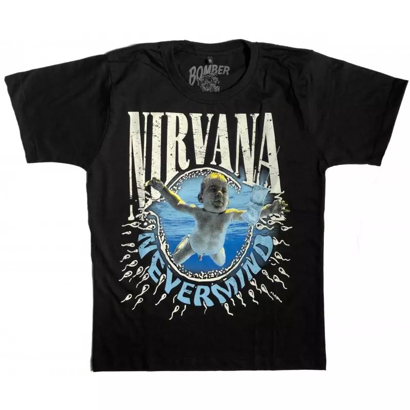 Camiseta Nirvana Nevermind infantil | Kaverna do Rock