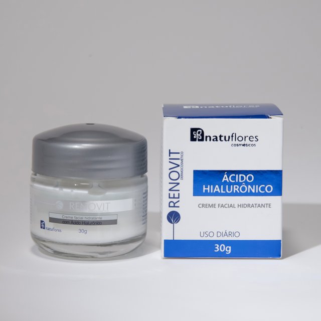 Ácido Hialurônico Creme Facial Hidratante Renovit 30g | Natuflores ...