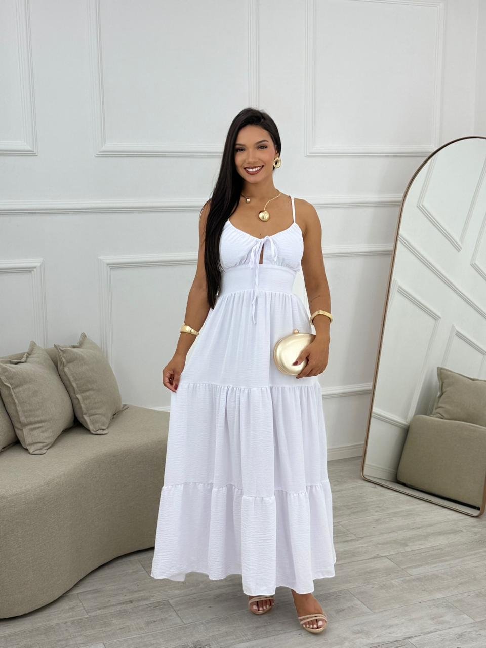 VESTIDO LONGO DUNA SAMISA | Labella San