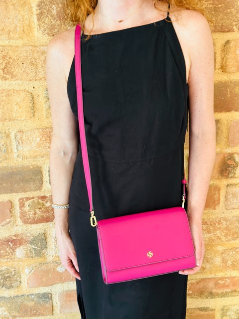 tory burch hot pink bag