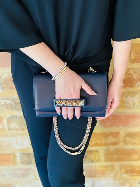 valentino leather belt bolsa