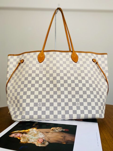Nova interpretação das bolsas Neverfull 100% autêntica bolsa tiracolo Louis  Vuitton, bolsa de compras feminina da moda - Escorrega o Preço