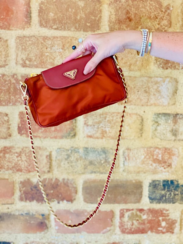 prada croissant bolsa