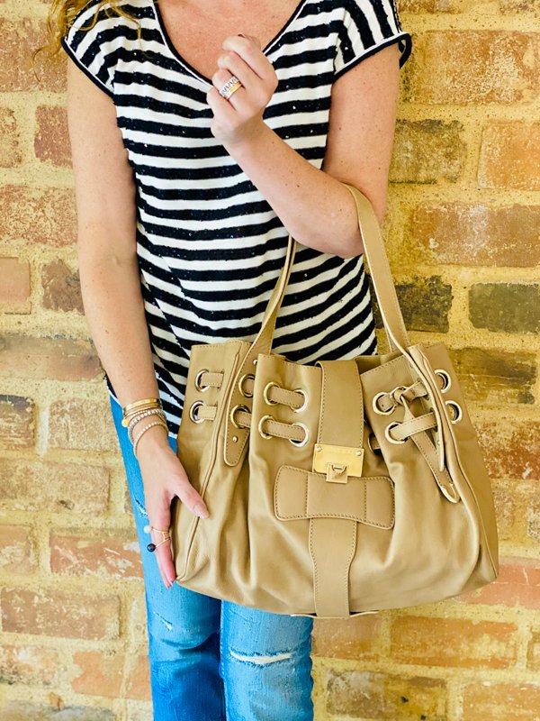 jimmy choo yellow bolsa