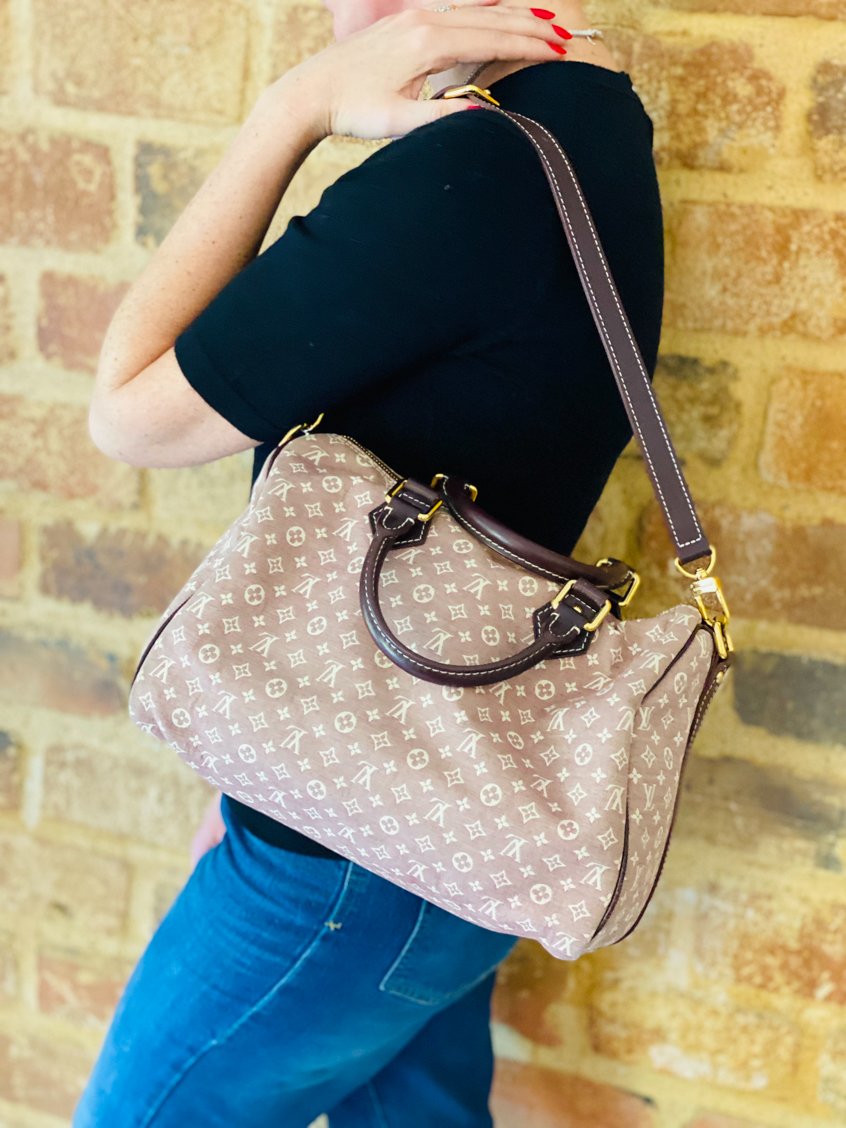 Louis Vuitton Monogram Idylle Speedy Bandouliere 30 Satchel