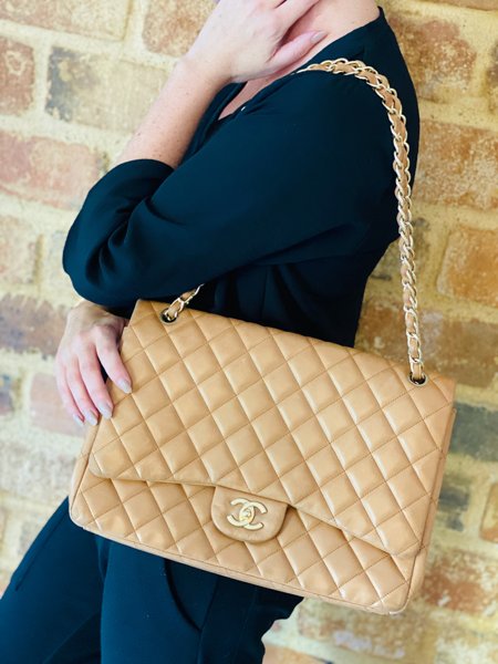 maxi flap bolsa chanel