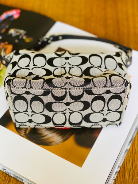 coach black mini bolsa